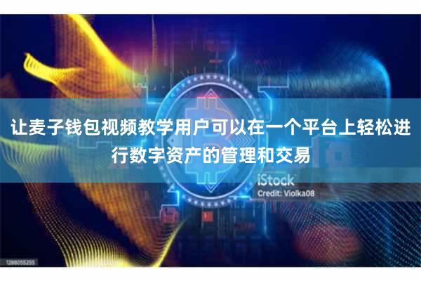 让麦子钱包视频教学用户可以在一个平台上轻松进行数字资产的管理和交易
