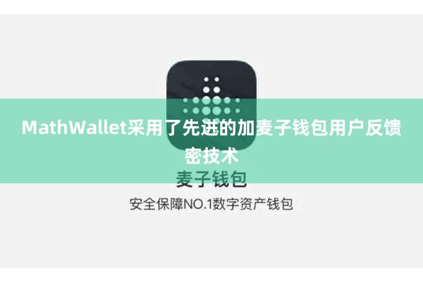 MathWallet采用了先进的加麦子钱包用户反馈密技术